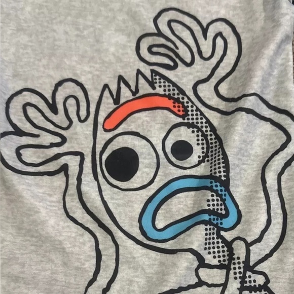 Disney Toy Story 4 Forky Boys Sz 3/4T Rash Guard UPF 50+ Quarter Length Sleeves - Picture 2 of 4